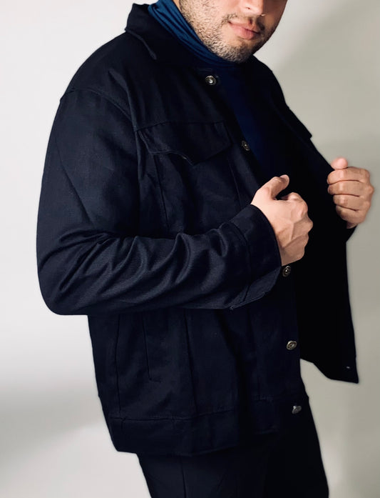 Jean Black Jacket