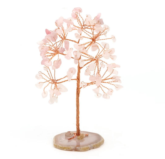 Rose Quartz Mini Life Tree