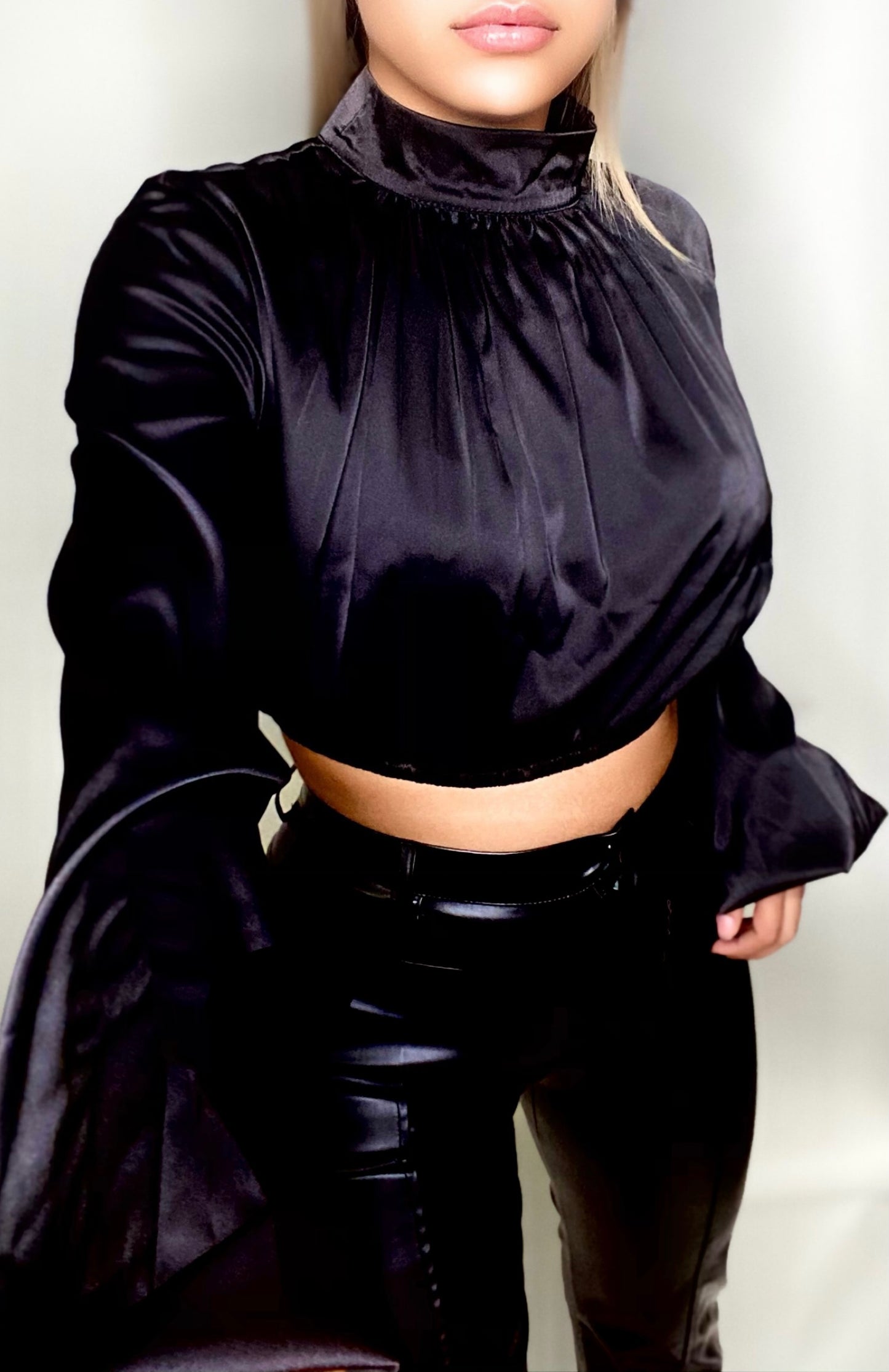 Keyla Black Satin Top