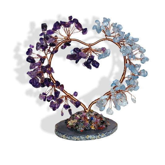 Heart Shape Crystal Tree
