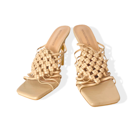 Nude Straps High Heels